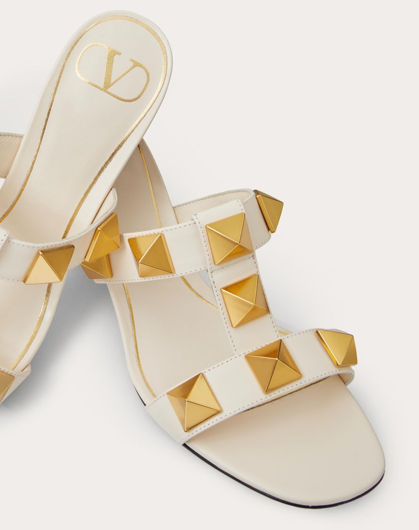 ROMAN STUD CALFSKIN SLIDE SANDAL 60 MM - Image 2